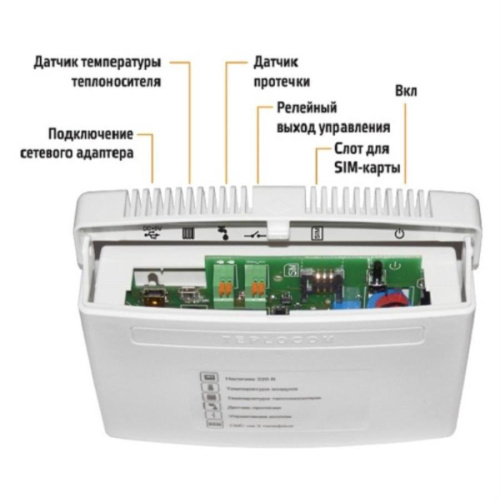 картинка TEPLOCOM GSM Теплоинформатор диагностика и управление газовым котлом от магазина Интерком-НН фото 2