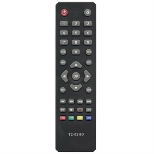 картинка Huayu T2-02 HD (17213) пульт дистанционного управления (ПДУ) для цифровых приставок Openbox от магазина Интерком-НН