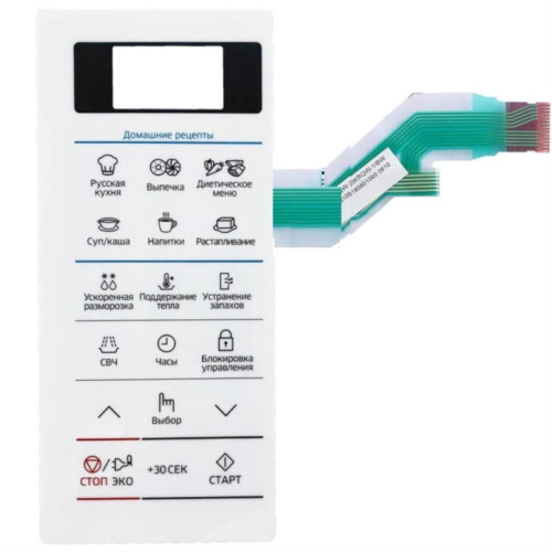 картинка Samsung DE34-00448A Сенсорная панель управления для микроволновой печи (СВЧ) ME83KRQW - белый от магазина Интерком-НН фото 4