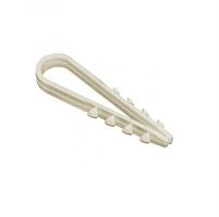 картинка Дюбель-хомут для крепления кабеля 19-25 белый (100 шт) от магазина Интерком-НН