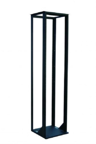 картинка Стойка 19" 28U двухрамная, высота (600х600х1392), черная (упакована в 2 коробки) от магазина Интерком-НН