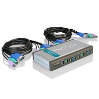 картинка D-Link DKVM-4K/A7A Переключатель 4-х портовый KVM с портами PS/2 и VGA от магазина Интерком-НН