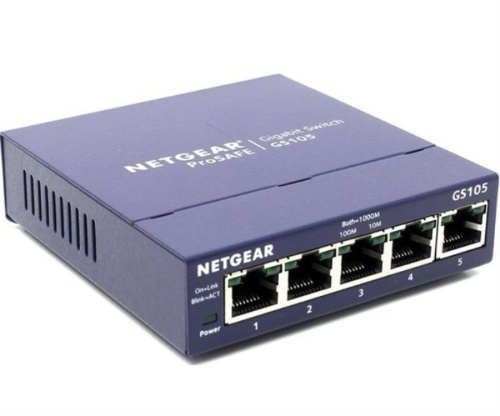 изображение Коммутатор NETGEAR ProSafe GS105GE магазин Компании Интерком-НН картинка NETGEAR ProSafe GS105GE Коммутатор от магазина Интерком-НН