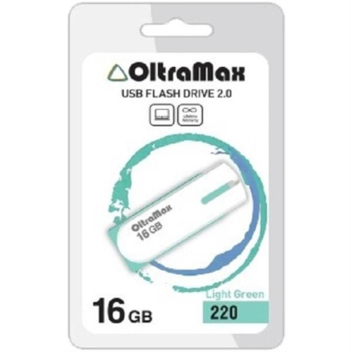 изображение Память USB 16Gb OltraMax 220 светло-зелёный (OM16GB220-light green) магазин Компании Интерком-НН картинка Память USB 16Gb OltraMax 220 светло-зелёный (OM16GB220-light green) от магазина Интерком-НН