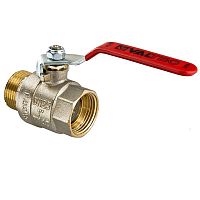 картинка VALTEC  VT.215.N.06 Кран шаровой BASE, 1" стальная рукоятка внутренняя-наружная  от магазина Интерком-НН