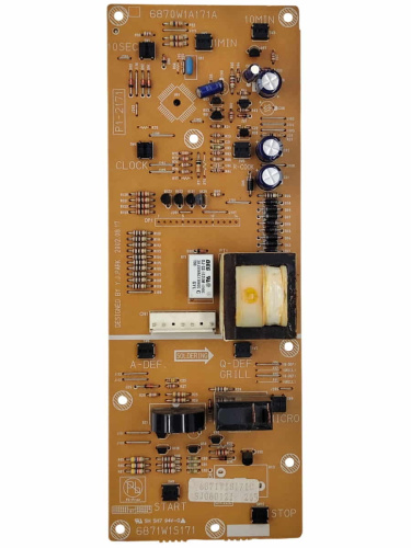 изображение LG 6871W1S171C БУ (USED) Плата управления для микроволновой печи MS-2352J магазин Компании Интерком-НН фото 2 картинка LG 6871W1S171C БУ (USED) Плата управления для микроволновой печи MS-2352J от магазина Интерком-НН фото 2