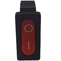 картинка Переключатель клавишный KCD1 (223(4)) красный без подсветки ON-OFF 6A 250VAC от магазина Интерком-НН