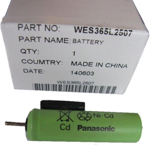 изображение Panasonic WES365L2507 Аккумулятор для электробритв ES3041, ES3042, ES304, ES365 магазин Компании Интерком-НН фото 2 картинка Panasonic WES365L2507 Аккумулятор для электробритв ES3041, ES3042, ES304, ES365 от магазина Интерком-НН фото 2