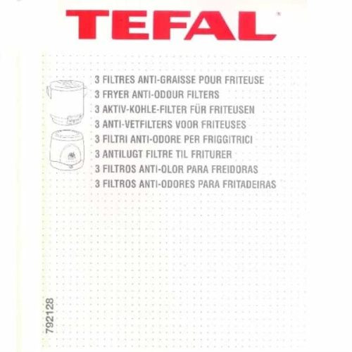 изображение Tefal 792128 Набор фильтров для фритюрницы Tefal Classic 7111-7142, 8289, 8254-8256 магазин Компании Интерком-НН фото 4 картинка Tefal 792128 Набор фильтров для фритюрницы Tefal Classic 7111-7142, 8289, 8254-8256 от магазина Интерком-НН фото 4