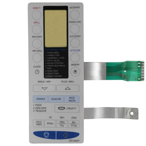 изображение Samsung DE34-10140L Сенсорная панель СВЧ (микроволновой) печи CE104CF магазин Компании Интерком-НН фото 2 картинка Samsung DE34-10140L Сенсорная панель СВЧ (микроволновой) печи CE104CF от магазина Интерком-НН фото 2