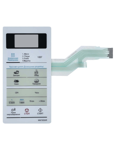 картинка Samsung DE34-00384C Сенсорная панель управления для микроволновой печи (СВЧ) MW73E3KR-X от магазина Интерком-НН фото 2