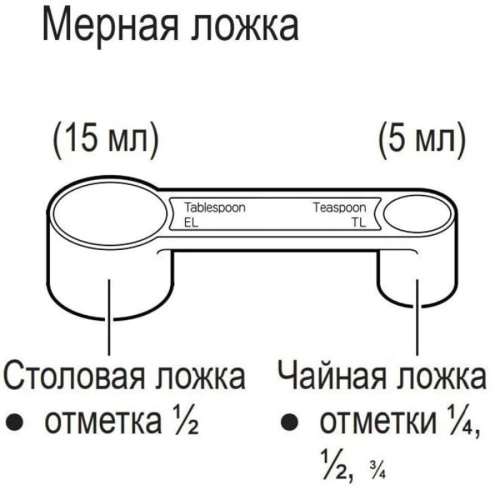 картинка Panasonic ADD25K1871P0 Мерная ложка для хлебопечки SD-B2510, SDR 2520, SDR 2530, SD-YR2540, SD-YR255 от магазина Интерком-НН фото 4