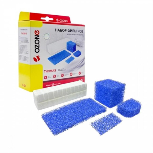 изображение Комплект фильтров Ozone H-07 для моющего пылесоса Thomas (уп. 5шт) магазин Компании Интерком-НН картинка Ozone H-07 Комплект фильтров для моющего пылесоса Thomas (уп. 5шт) от магазина Интерком-НН