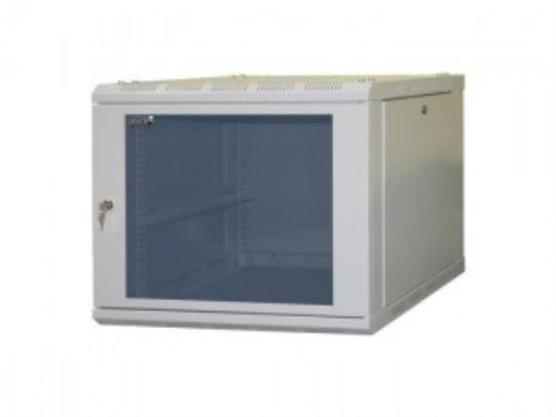 изображение Шкаф настенный 19",9U, (600x550x501), стеклянная дверь, серый магазин Компании Интерком-НН картинка Шкаф настенный 19", 9U, (600x550x501), стеклянная дверь, серый от магазина Интерком-НН