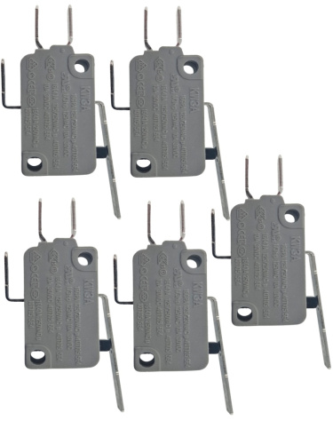 картинка Микропереключатель 5 шт.Dongnan KW3A-16Z3-A200 3-х контактный 16(4)A 250V с рычагом 27мм от магазина Интерком-НН фото 2