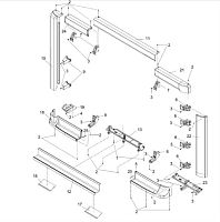картинка Panasonic PJKMC0047Z Крышка нижняя левая для интерактивной доски UB-5838C от магазина Интерком-НН