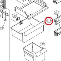 картинка Panasonic CNRAH-19509B Уценка Лоток (ящик) для холодильника NR-B591 от магазина Интерком-НН