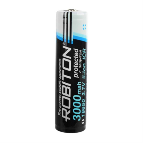 изображение Аккумулятор Li-ion 18650 ICR 3.7 В, 3000mAh, с защитой Robiton 3.0/Li18650 магазин Компании Интерком-НН картинка Robiton 3.0/Li18650 Аккумулятор Li-ion 18650 ICR 3.7 В, 3000mAh, с защитой от магазина Интерком-НН