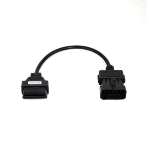 картинка Кабель-переходник диагностического разъема Opel 10pin на OBDII 16pin для автомобиля от магазина Интерком-НН