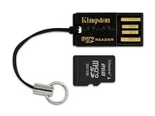 картинка ...Память Micro SD 2 Gb Kingston (+USB MicroReader) от магазина Интерком-НН