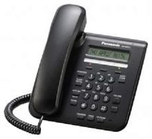 картинка Panasonic KX-NT511ARUB IP-телефон MGCP на 3 кнопки DSS, 1-строчный экран, 2 порта 100Base-TX от магазина Интерком-НН