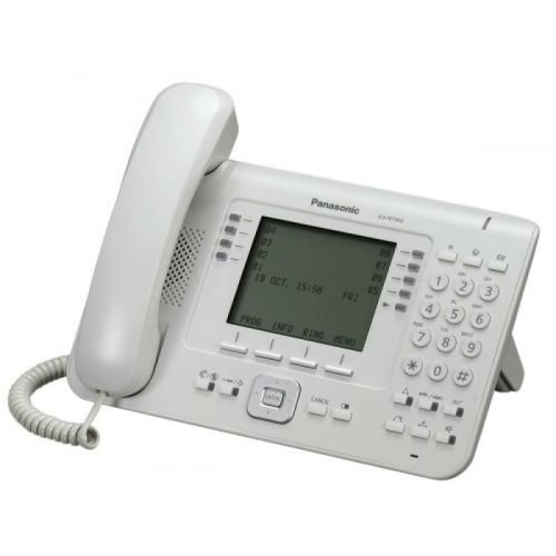 изображение Системный IP Телефон (IP PТ) Panasonic KX-NT560RU с 6-ти стр. LCD дисплеем и 2 Ethernet портами белый магазин Компании Интерком-НН картинка Panasonic KX-NT560RU Системный IP Телефон с 6-ти стр. LCD дисплеем и 2 Ethernet портами белый от магазина Интерком-НН