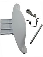 картинка Indesit C00116580 ручка загрузочного люка в сборе для стиральной машины Ariston CDE129, LBE68  от магазина Интерком-НН