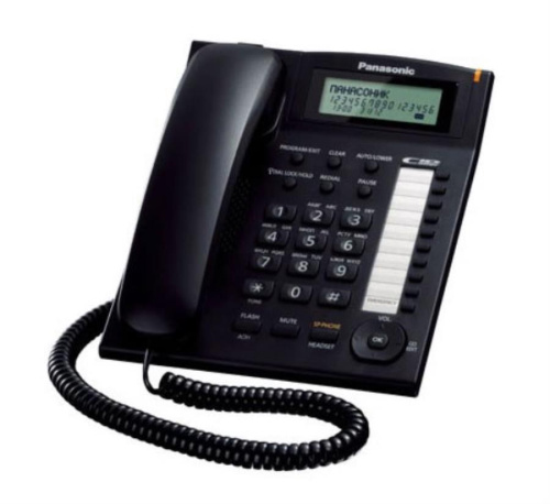 картинка Panasonic KX-TS2388RUB проводной телефон, цвет черный от магазина Интерком-НН фото 2