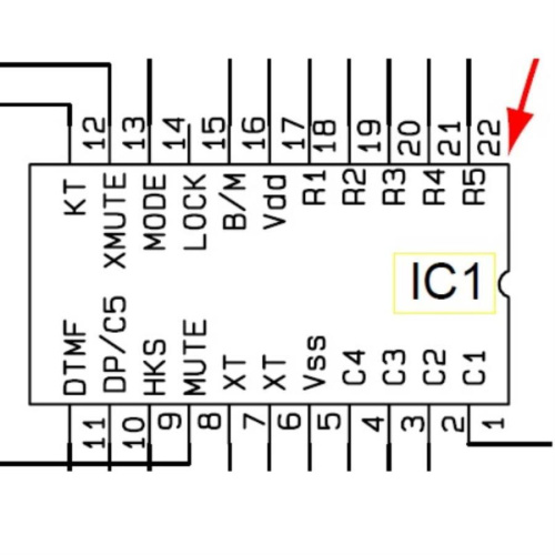 изображение Panasonic C1CA00000250 микросхема для телефонного аппарата KX-TS2361 магазин Компании Интерком-НН картинка Panasonic C1CA00000250 микросхема для телефонного аппарата KX-TS2361 от магазина Интерком-НН