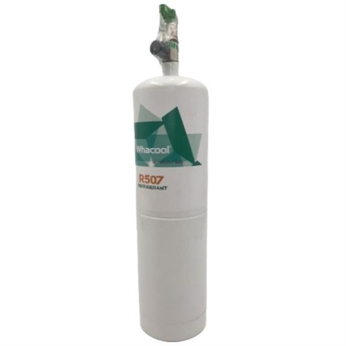 картинка Газ R507 баллон 800 грамм (фреон, хладон, хладагент) с краном Whacool от магазина Интерком-НН