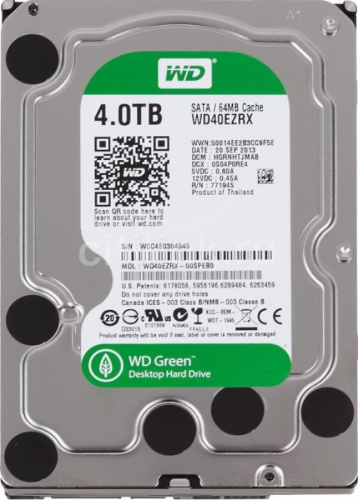 картинка Жесткий диск Western Digital 4 Tb 64 Mb SATA-III WD40EZRX от магазина Интерком-НН
