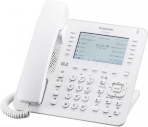 изображение Телефон IP Panasonic KX-NT680RU белый магазин Компании Интерком-НН фото 3 картинка Телефон IP Panasonic KX-NT680RU белый от магазина Интерком-НН фото 3