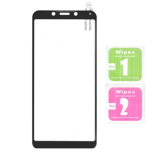 картинка Стекло закаленное для Xiaomi Redmi 6A , цвет рамки черный от магазина Интерком-НН