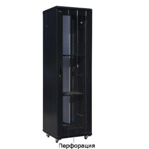 изображение Серверный шкаф 19" напольный 42U (600x1000) черный (WT-2041С-42U-WO-600x1000-B) магазин Компании Интерком-НН фото 2 картинка Шкаф напольный 19", 42U (600x1000) черный (WT-2041С-42U-WO-600x1000-B) от магазина Интерком-НН фото 2