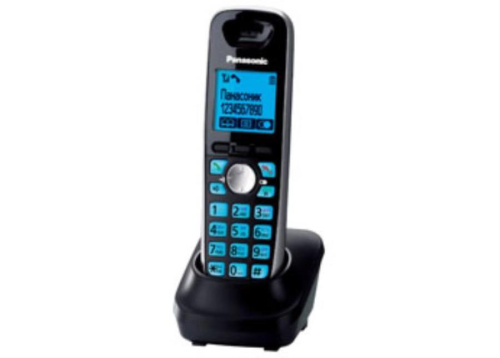 изображение Дополнительная трубка Panasonic KX-TGA651RUB DECT (радиотелефон) , цвет: черный магазин Компании Интерком-НН картинка Panasonic KX-TGA651RUB - Дополнительная трубка DECT (радиотелефон) , цвет: черный от магазина Интерком-НН