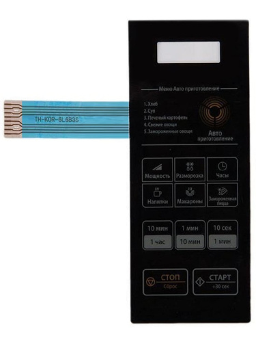 картинка Daewoo 3518572830 (TH-KOR-6L6B3S) Сенсорная панель для СВЧ KOR-6L6B, KOR-6L6BS от магазина Интерком-НН фото 2