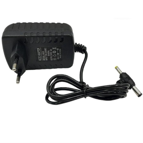 картинка Сетевое зарядное устройство, разъем 4.0+5.5мм, 9В, 2000mAh (черный) с кабелем 1 метр от магазина Интерком-НН