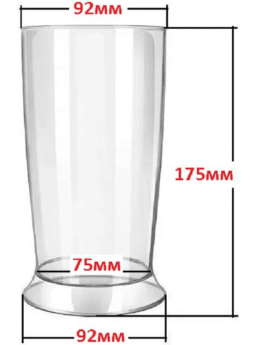 картинка Leran HBM-063-MS стакан мерный 600мл для блендера HBM-063 от магазина Интерком-НН фото 3
