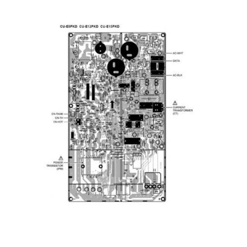картинка Panasonic CWA73C7698R Плата управления внешнего блока кондиционера CU-E12PKD М+ от магазина Интерком-НН фото 2