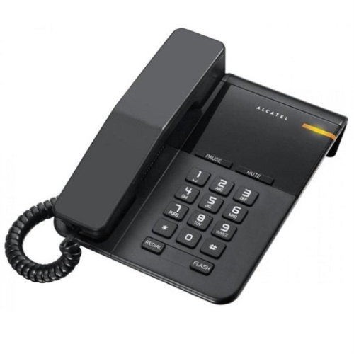 изображение T22 Alcatel (Black) Телефон проводной, цвет черный магазин Компании Интерком-НН картинка T22 Alcatel (Black) Телефон проводной, цвет черный от магазина Интерком-НН