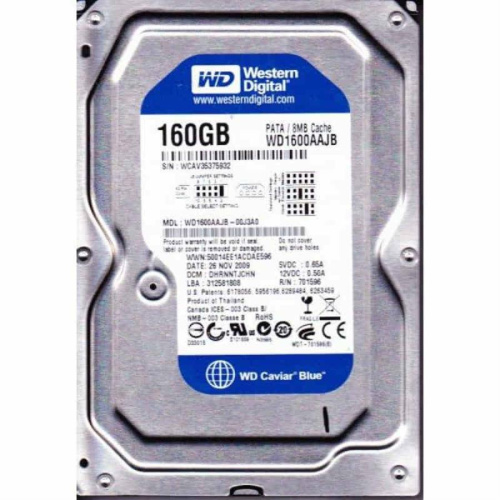 изображение Жесткий диск Western Digital 160 Gb SATA WD1600AAJB (Blue) Б/У магазин Компании Интерком-НН картинка Жесткий диск Western Digital 160 Gb SATA WD1600AAJB (Blue) Б/У от магазина Интерком-НН