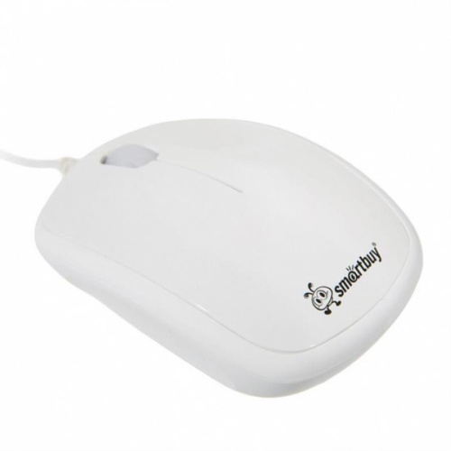изображение Мышь проводная (белая) SmartBuy SBM-313-W магазин Компании Интерком-НН картинка SmartBuy SBM-313-W Мышь проводная (белая) от магазина Интерком-НН