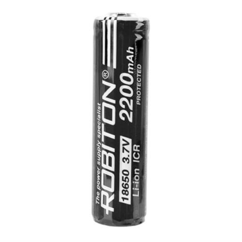 изображение Аккумулятор Li-ion ICR 3.7 В, 2200mAh, с защитой Robiton 18650-2200 магазин Компании Интерком-НН картинка Robiton 18650-2200 Аккумулятор Li-ion ICR 3.7 В, 2200mAh, с защитой от магазина Интерком-НН