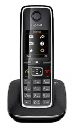 изображение Трубка доп. Dect Gigaset C530H RUS черный для C530 магазин Компании Интерком-НН картинка Трубка доп. Dect Gigaset C530H RUS черный для C530 от магазина Интерком-НН