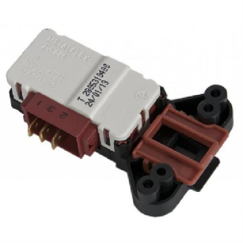 картинка Metalflex 2805311400 (2805310100) Устройство блокировки люка для стиральной машины Beko 3 контакта от магазина Интерком-НН