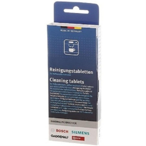 изображение Bosch 00311969 (00312295) таблетки для чистки кофемашин и кофеварок (10 шт) магазин Компании Интерком-НН картинка Bosch 00311969 (00312295) таблетки для чистки кофемашин и кофеварок (10 шт) от магазина Интерком-НН