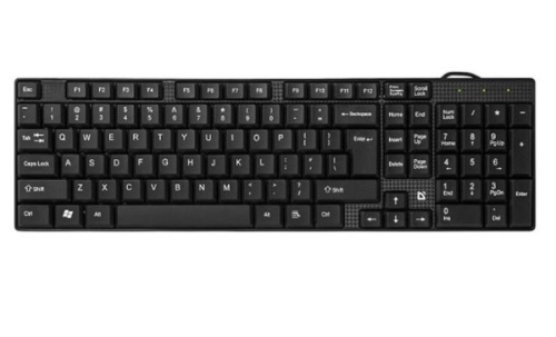 изображение Проводная USB клавиатура, черная Defender Accent SB-720 (45720) магазин Компании Интерком-НН картинка Defender Accent SB-720 (45720) Проводная USB клавиатура, черная от магазина Интерком-НН
