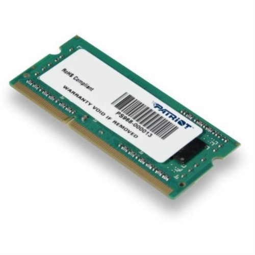 изображение Память DDR3 4Gb 1333MHz Patriot PSD34G133382S RTL PC3-10600 SO-DIMM 204-pi магазин Компании Интерком-НН картинка Память DDR3 4Gb 1333MHz Patriot PSD34G133382S RTL PC3-10600 SO-DIMM 204-pi от магазина Интерком-НН