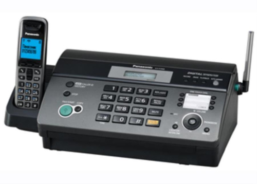 изображение Телефакс Panasonic KX-FC968RUT цвет (черный) , с радиотрубкой DECT магазин Компании Интерком-НН картинка Panasonic KX-FC968RUT Телефакс, цвет (черный) с радиотрубкой DECT от магазина Интерком-НН