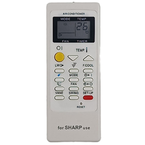 изображение Пульт KT-SH01 универсальный для кондиционера Sharp магазин Компании Интерком-НН картинка Пульт KT-SH01 универсальный для кондиционера Sharp от магазина Интерком-НН